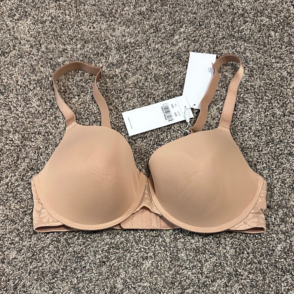 HSIA Underwire Neutral Floral Bra Size 36D